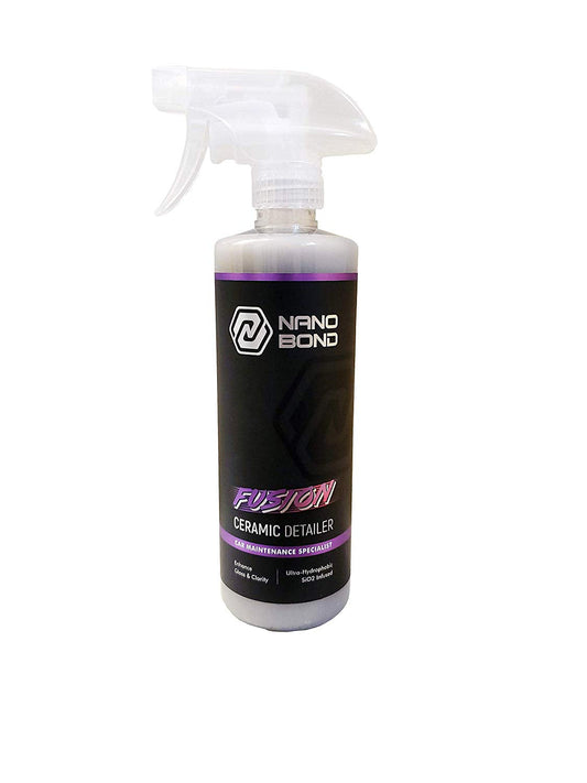 Nano Bond Fusion Ceramic Coating Detailer - Ceramic Spray Wax - Hydrophobic Top Coat (16oz)