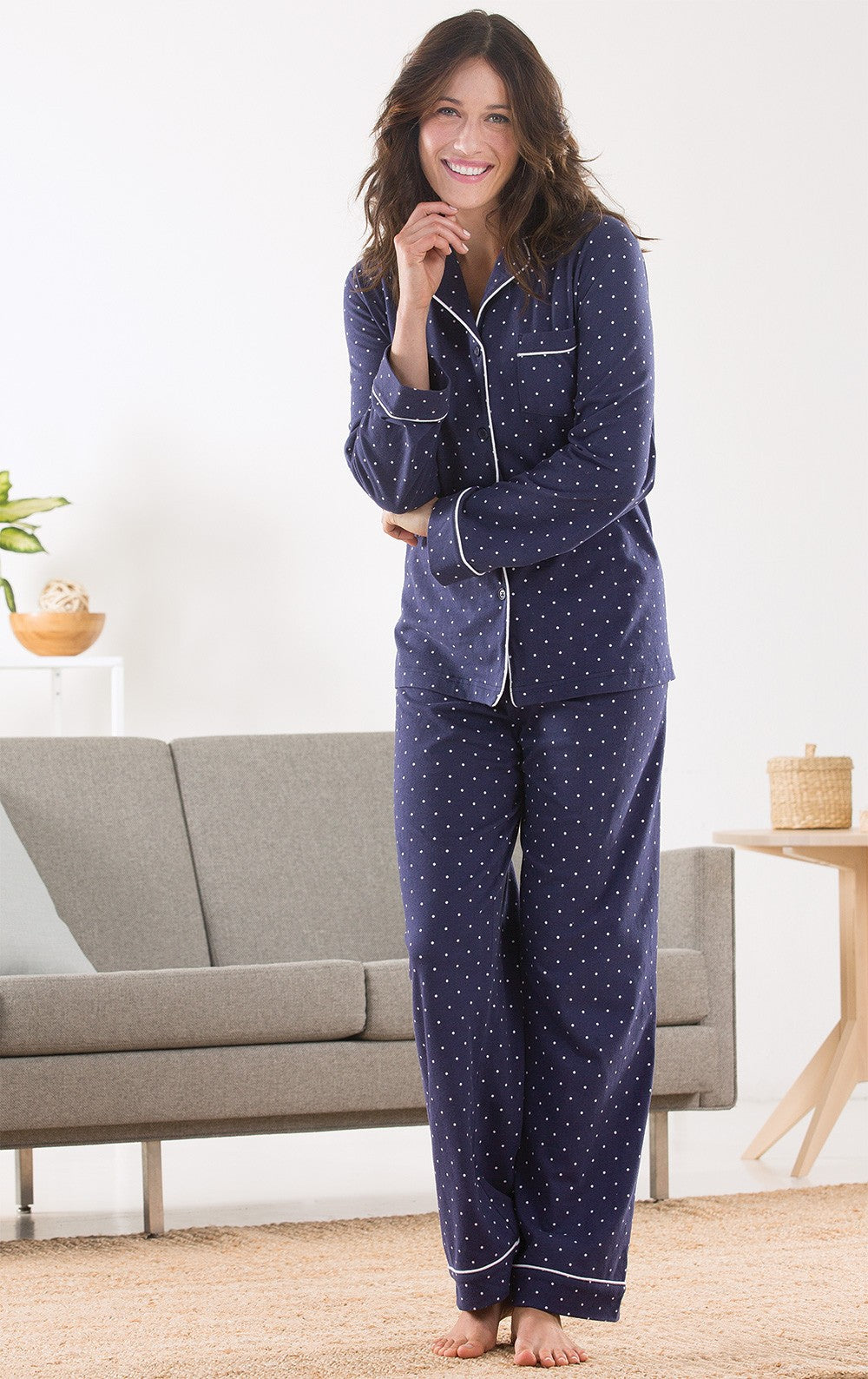 Classic Polka-Dot Women's Pajamas