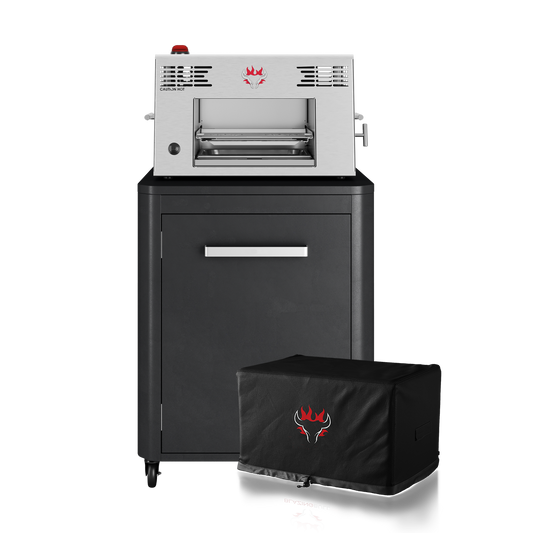 Schwank Grill + Modern Grill Table + Cover