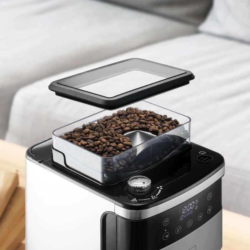 Melitta® Aroma Fresh™ Plus 10-Cup Grind & Brew Coffee Maker | Auto Drip, Programmable | Built-in Conical Grinder | Black