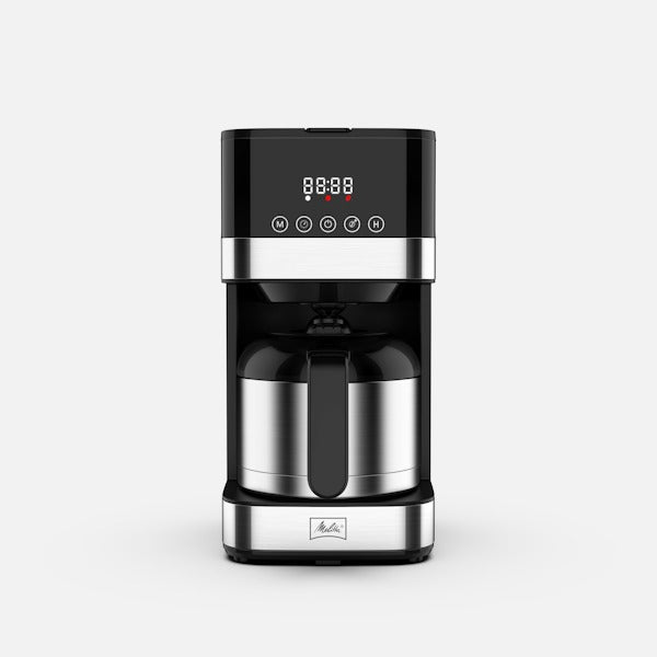 Melitta® Aroma Tocco™ 8-Cup Compact Drip Coffee Maker w/ Thermal Carafe | Touch Control Display