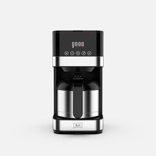 Melitta® Aroma Tocco™ 8-Cup Compact Drip Coffee Maker w/ Thermal Carafe | Touch Control Display