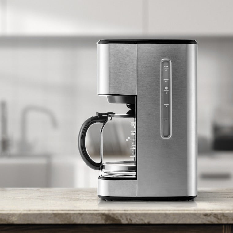 Melitta® Aroma Tocco™ Plus 12-Cup Iced Drip Coffee Maker w/ Glass Carafe | Programmable, Hot & Iced | Black