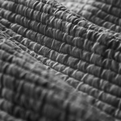 Textured Cotton Coverlet