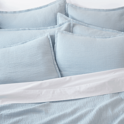 Textured Cotton Coverlet