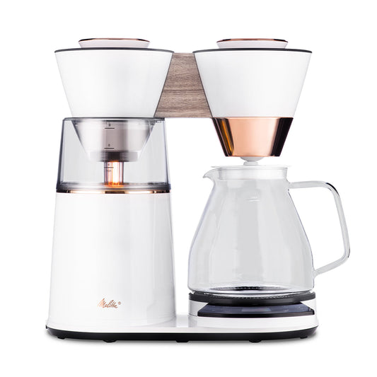Melitta® Vision™ 12-Cup Luxe Drip Coffee Maker | Copper White | Auto, Programmable