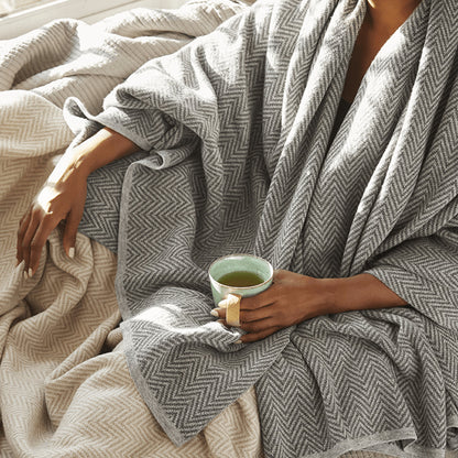 Luxe Cashmere Wool Throw