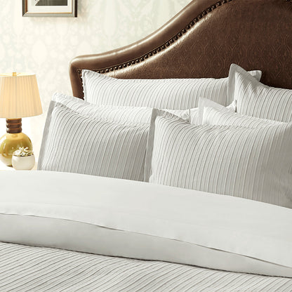 Mila Matelassé Duvet Cover & Shams Set