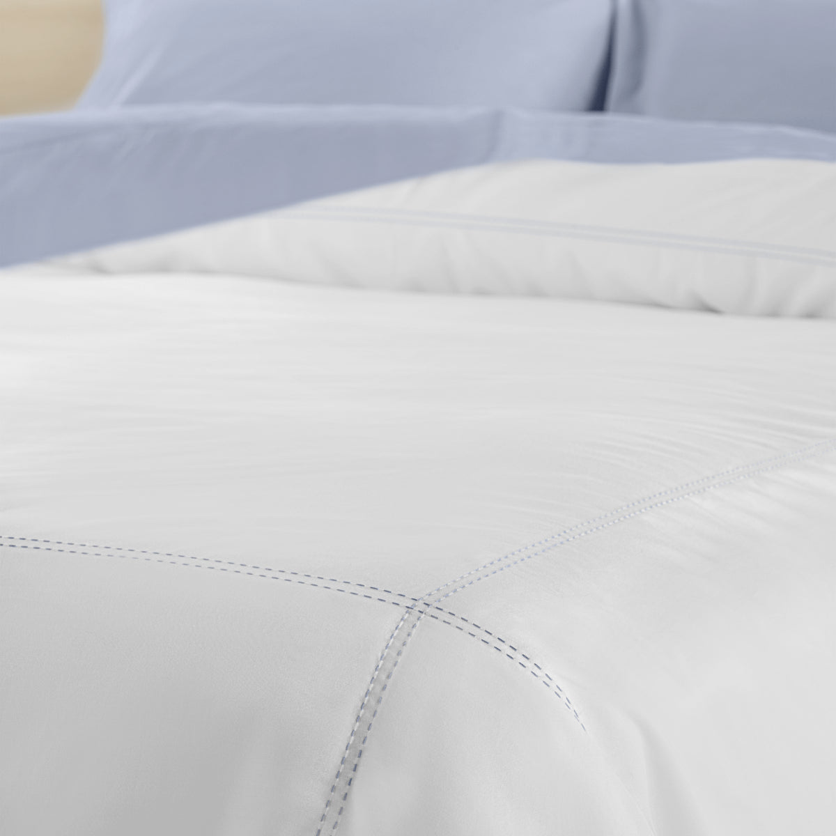 Naples Dotted Stitch Duvet Cover & Shams Set