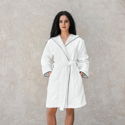 Hooded Waffle Robe