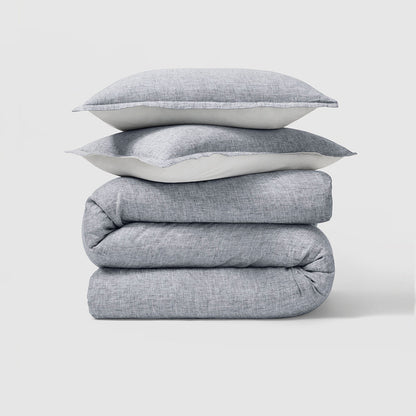Linen Duvet Cover & Shams Set