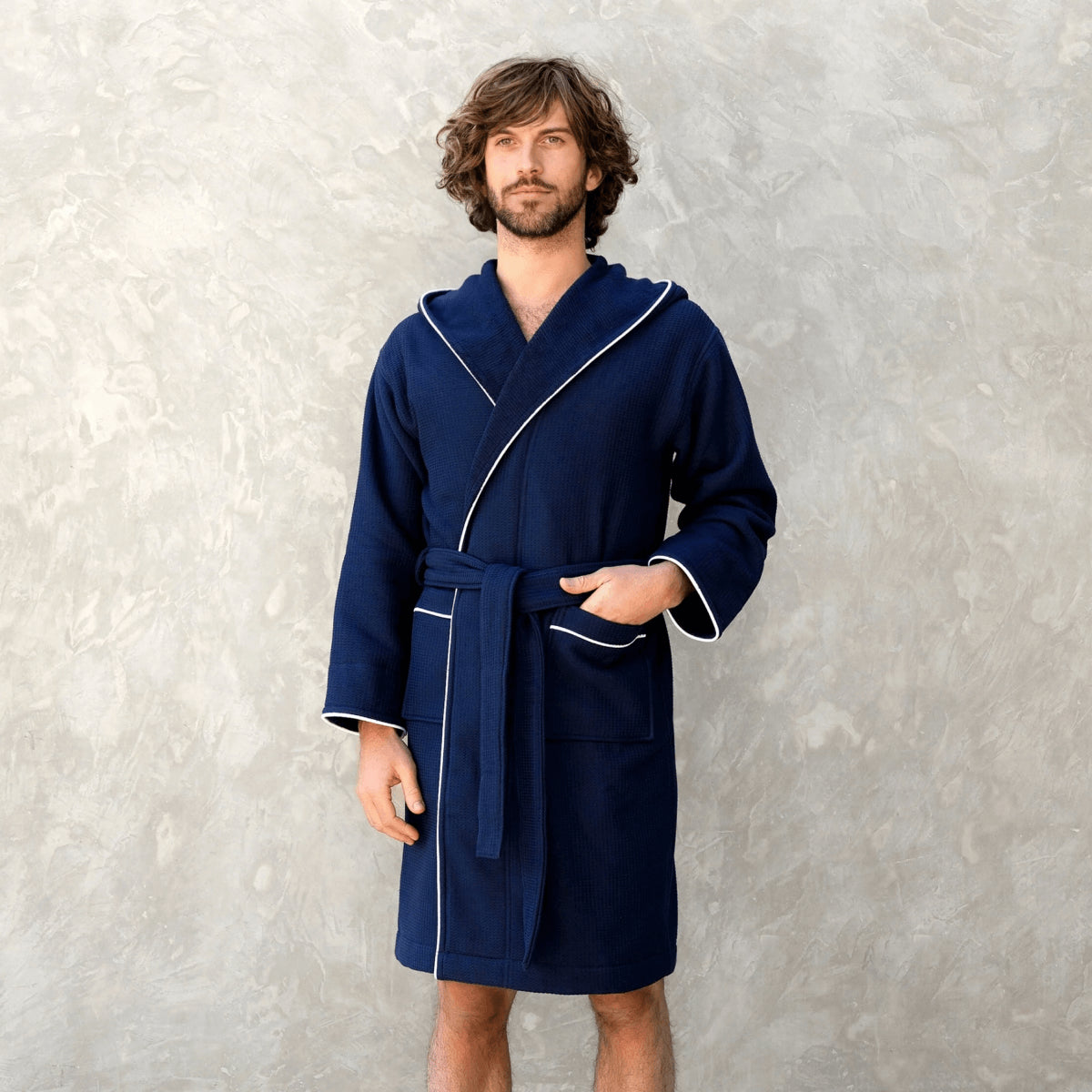 Hooded Waffle Robe