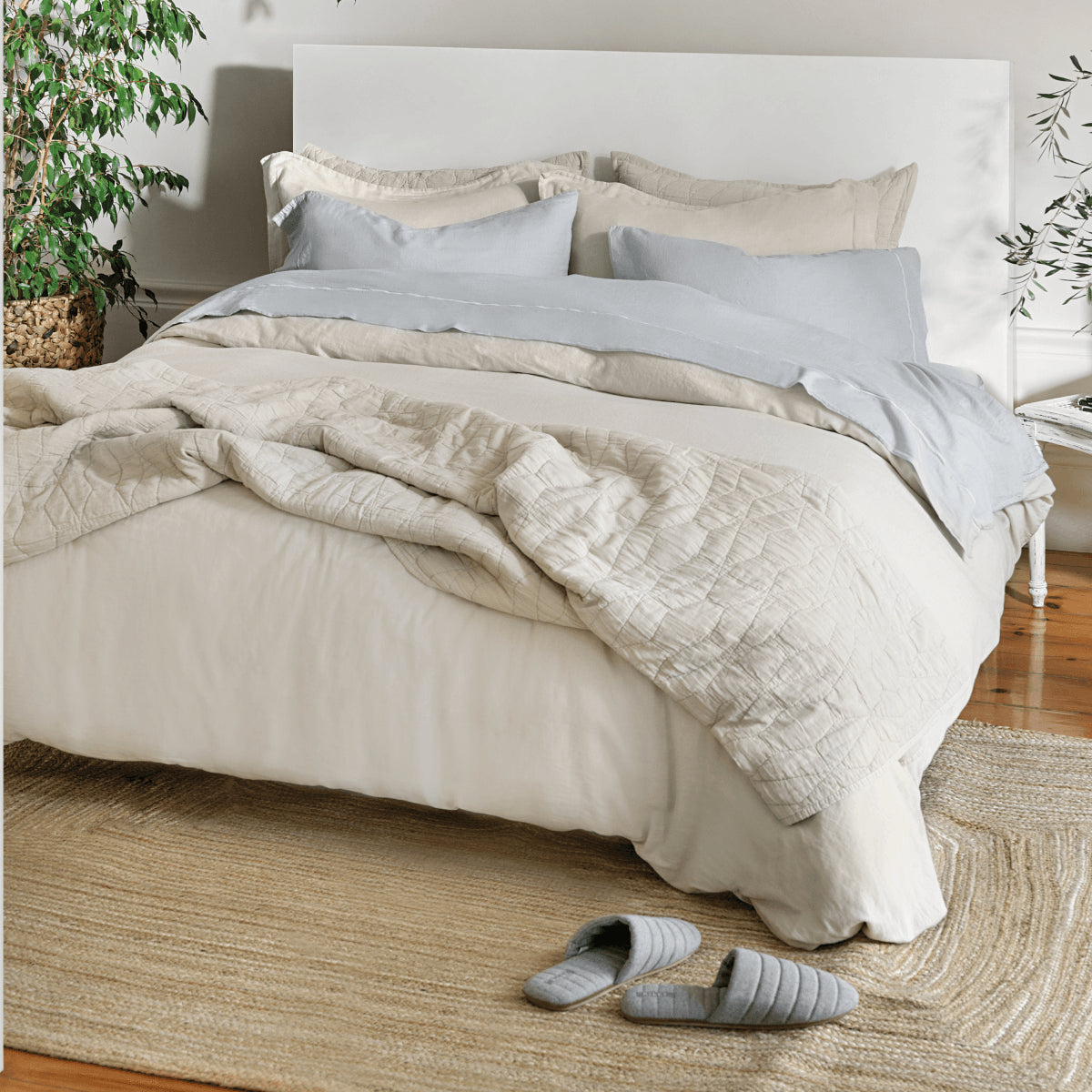 Mosaic Cotton Quilt & Shams Set