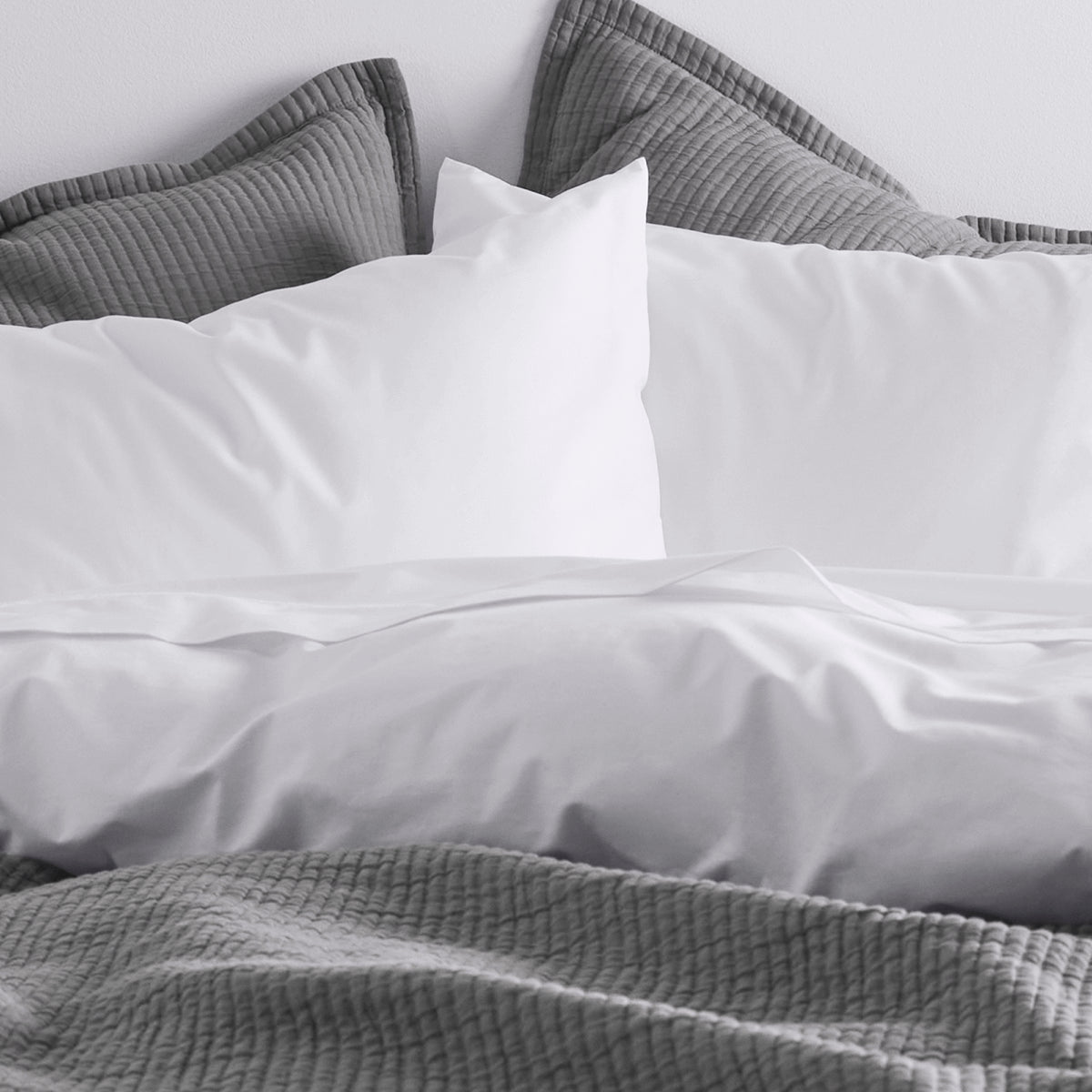 Textured Cotton Coverlet & Shams Set