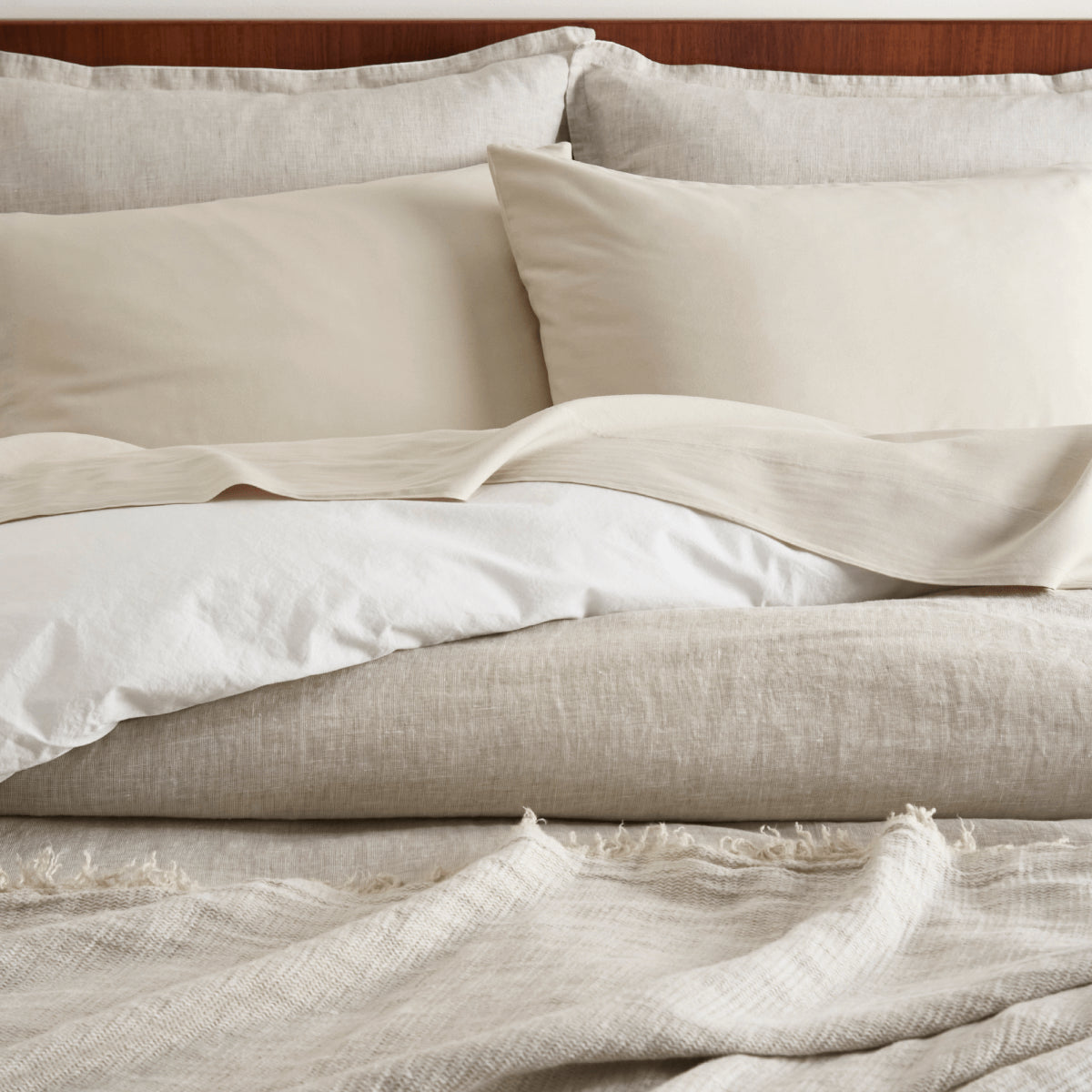 Organic Cotton Pillowcase Pair