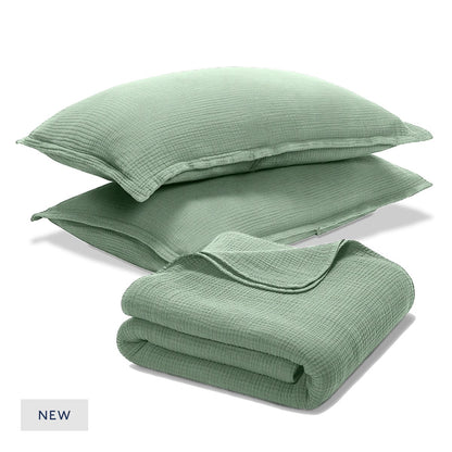 Four Layer Coverlet & Shams Set