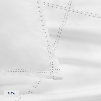 Naples Dotted Stitch Duvet Cover & Shams Set