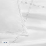 Naples Dotted Stitch Duvet Cover & Shams Set