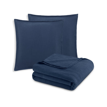 Four Layer Coverlet & Shams Set