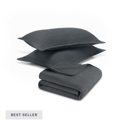 Four Layer Coverlet & Shams Set