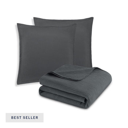 Four Layer Coverlet & Shams Set