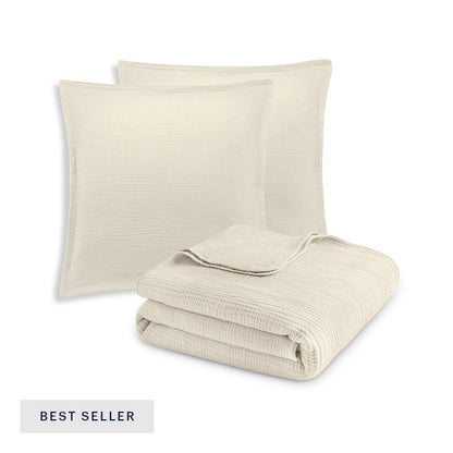 Four Layer Coverlet & Shams Set