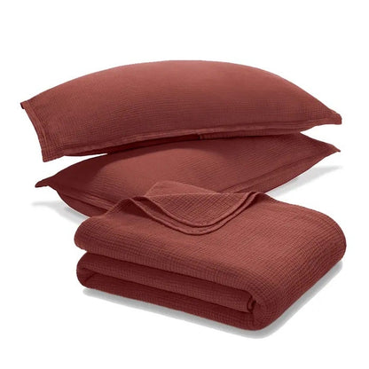 Four Layer Coverlet & Shams Set