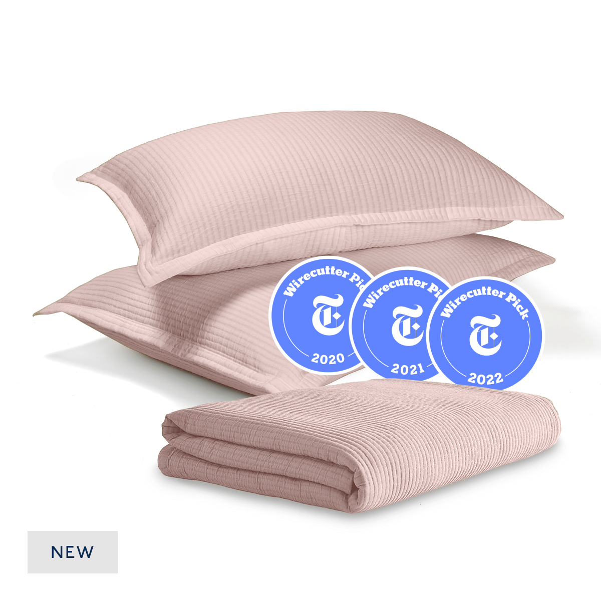 Textured Cotton Coverlet & Shams Set