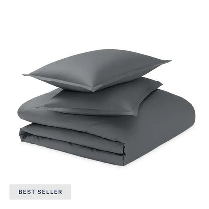 Percale Duvet Cover & Shams Set