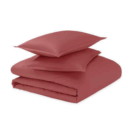 Percale Duvet Cover & Shams Set