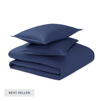 Percale Duvet Cover & Shams Set