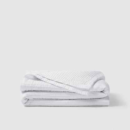 Textured Cotton Coverlet