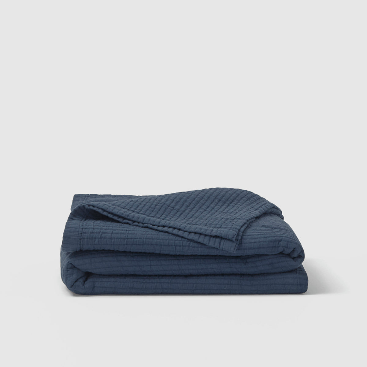 Textured Cotton Coverlet