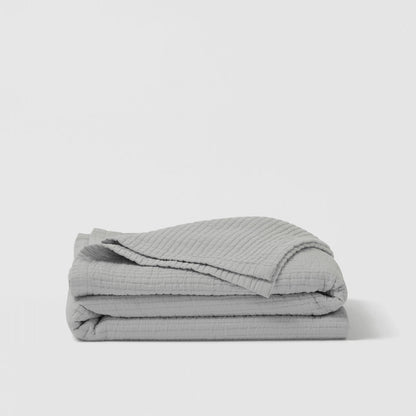 Textured Cotton Coverlet