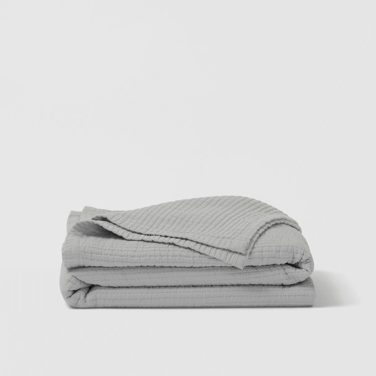 Textured Cotton Coverlet