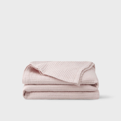Textured Cotton Coverlet