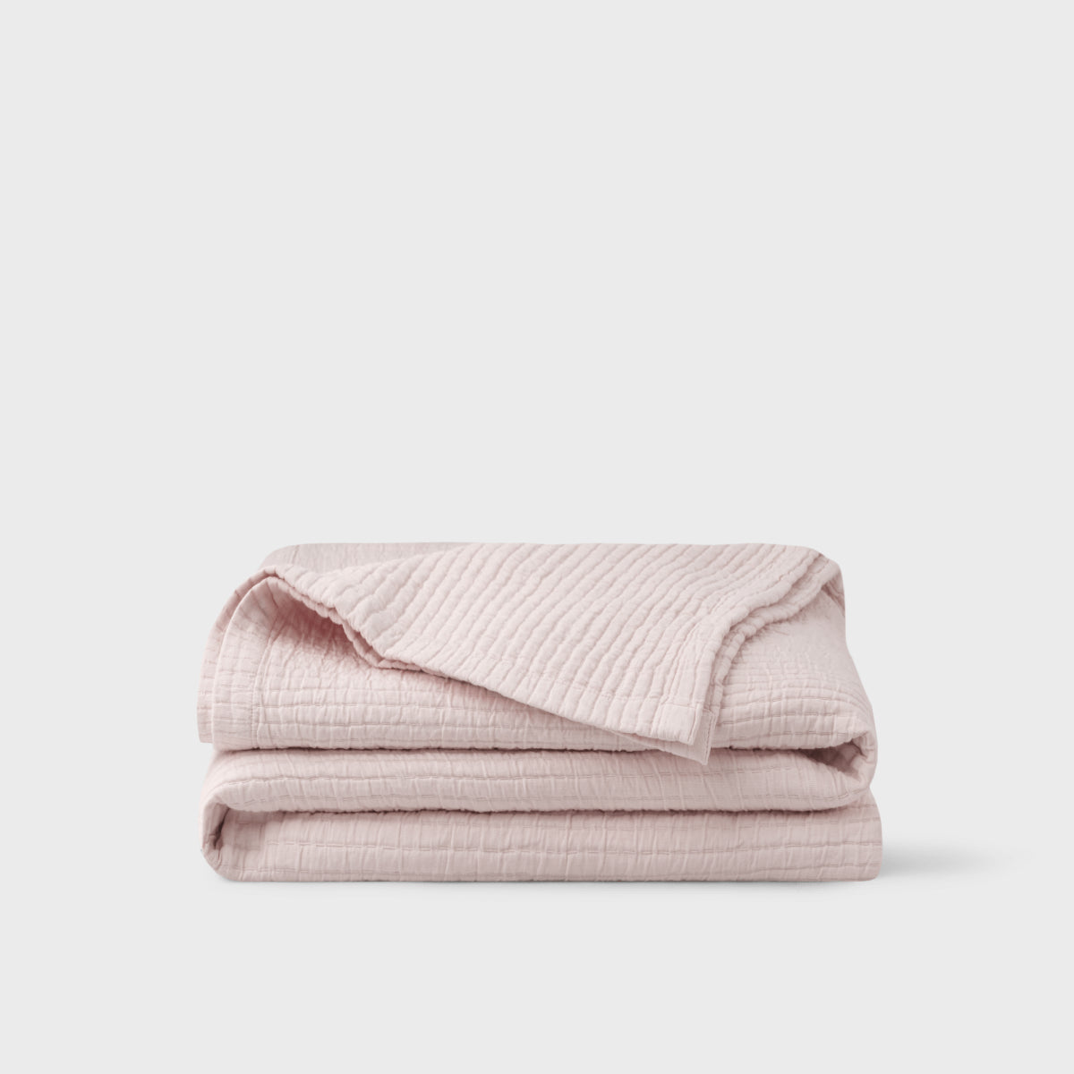 Textured Cotton Coverlet
