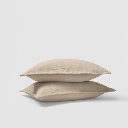 Mosaic Cotton Quilted Shams