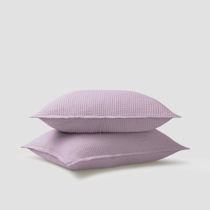 Textured Cotton Shams