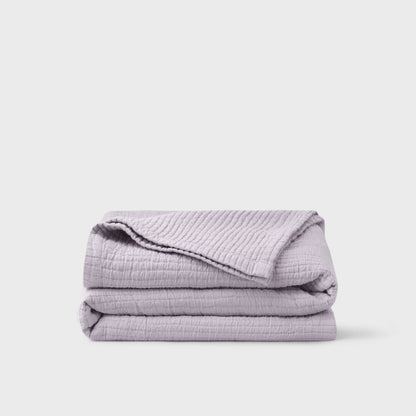 Textured Cotton Coverlet