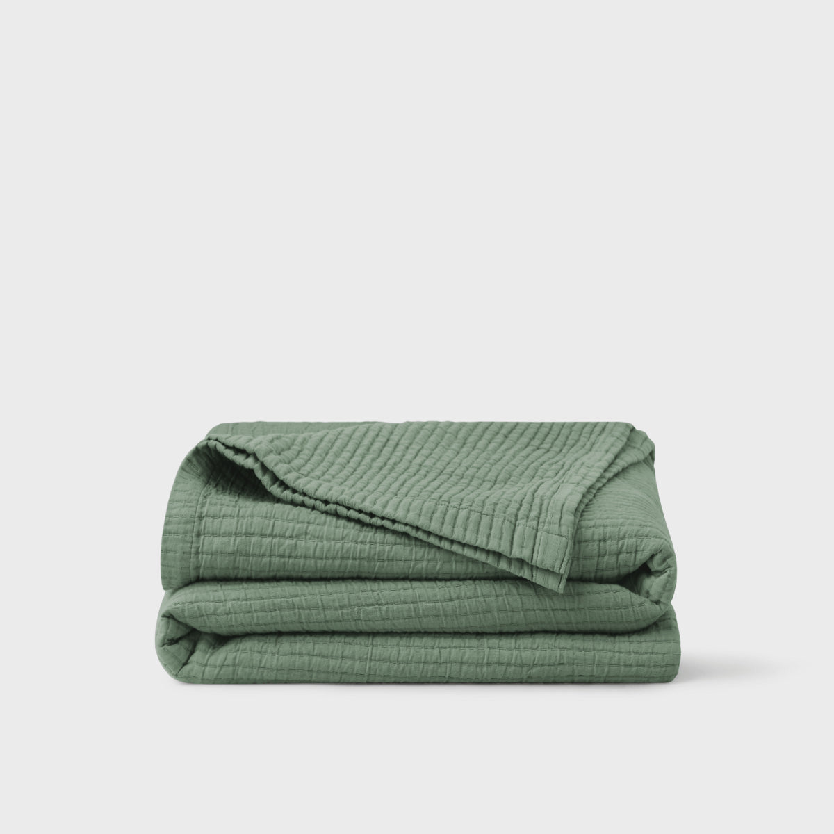 Textured Cotton Coverlet