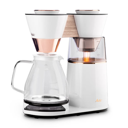 Melitta® Vision™ 12-Cup Luxe Drip Coffee Maker | Copper White | Auto, Programmable