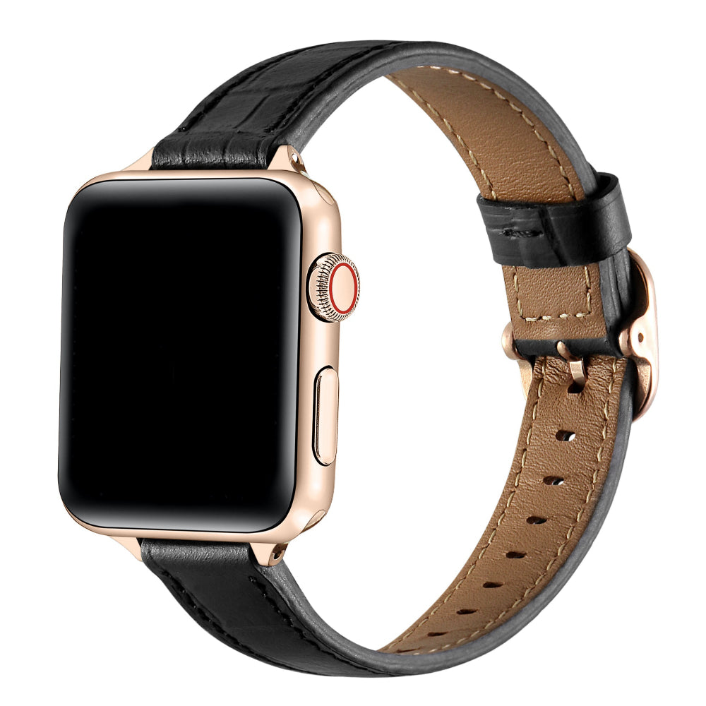 Carmen Skinny Croc Leather Band for Apple Watch