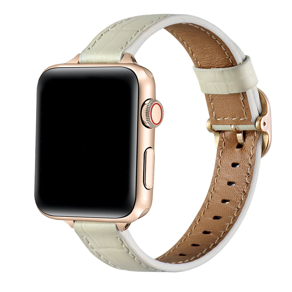 Carmen Skinny Croc Leather Band for Apple Watch