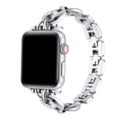 Poppy Stainless Steel Link Band for Apple Watch