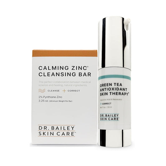 Facial Redness Relief Kit - with Green Tea Antioxidant Skin Therapy