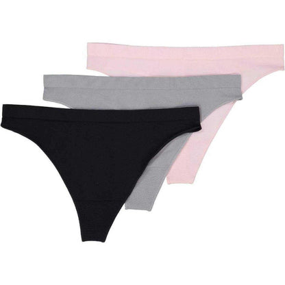 UNDIES COMFY HI-LEG THONG UNDERWEAR | 3 pack