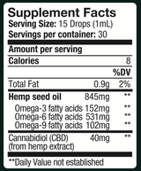 1200mg CBD TINCTURE