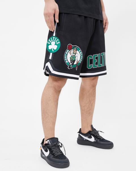 NBA BOSTON CELTICS CLASSIC CHENILLE MEN'S SHORT (BLACK)