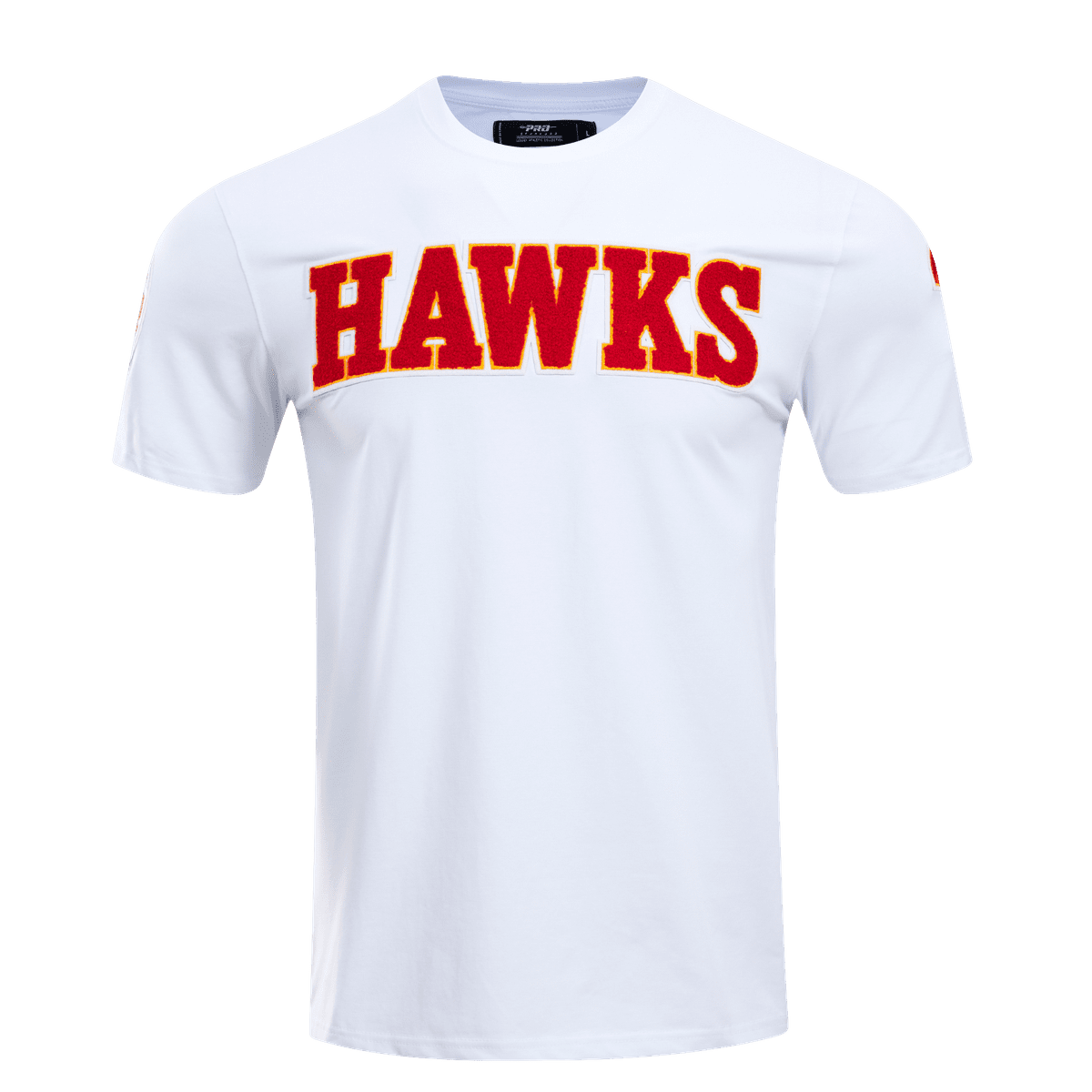 NBA ATLANTA HAWKS CLASSIC CHENILLE MEN'S TEE (WHITE)